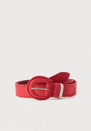 BELT WITH COVERED BUCKLE - Vöö - red