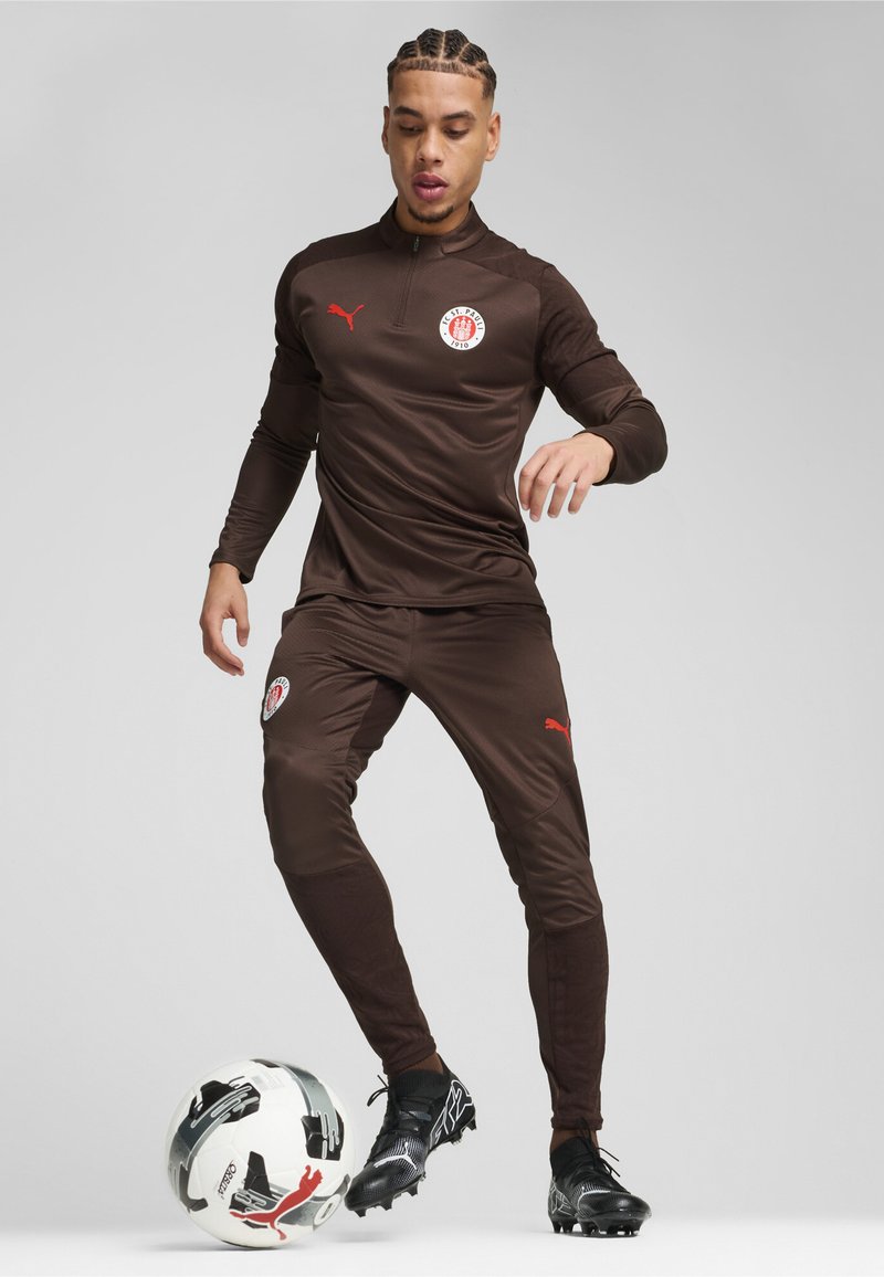 Puma FC ST PAULI QUARTER - Fanartikel - dark chocolate red