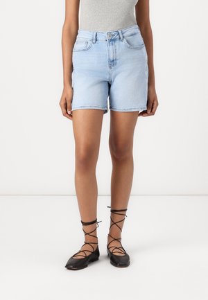 Jeansshort - light-blue denim
