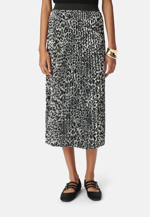 PANTHER - Falda acampanada - pearl grey