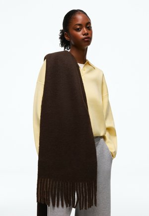 Bershka, BASIC SCARF - Écharpe - dark brown
