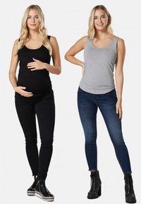 Chelsea Clark 2-PACK BREASTFEEDING - Top - light grey/black