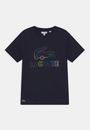 T-shirt con stampa - navy blue/multi-coloured