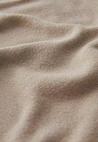 Next COSY LIGHTWEIGHT SOFT TOUCH LONGLINE V NECK  - Džemperis - taupe brown
