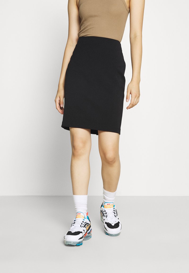VILA VIASMIN NEW SKIRT - Minissaia - black
