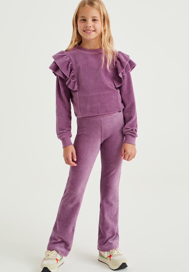 WE Fashion FLARED - Kelnės - pink