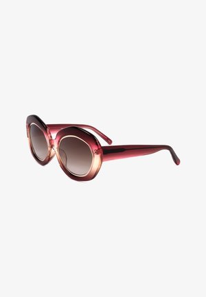 Erdem, EDM33C4 T-SHELL/ GOLD/ BROWN GRAD - Occhiali da sole - pink