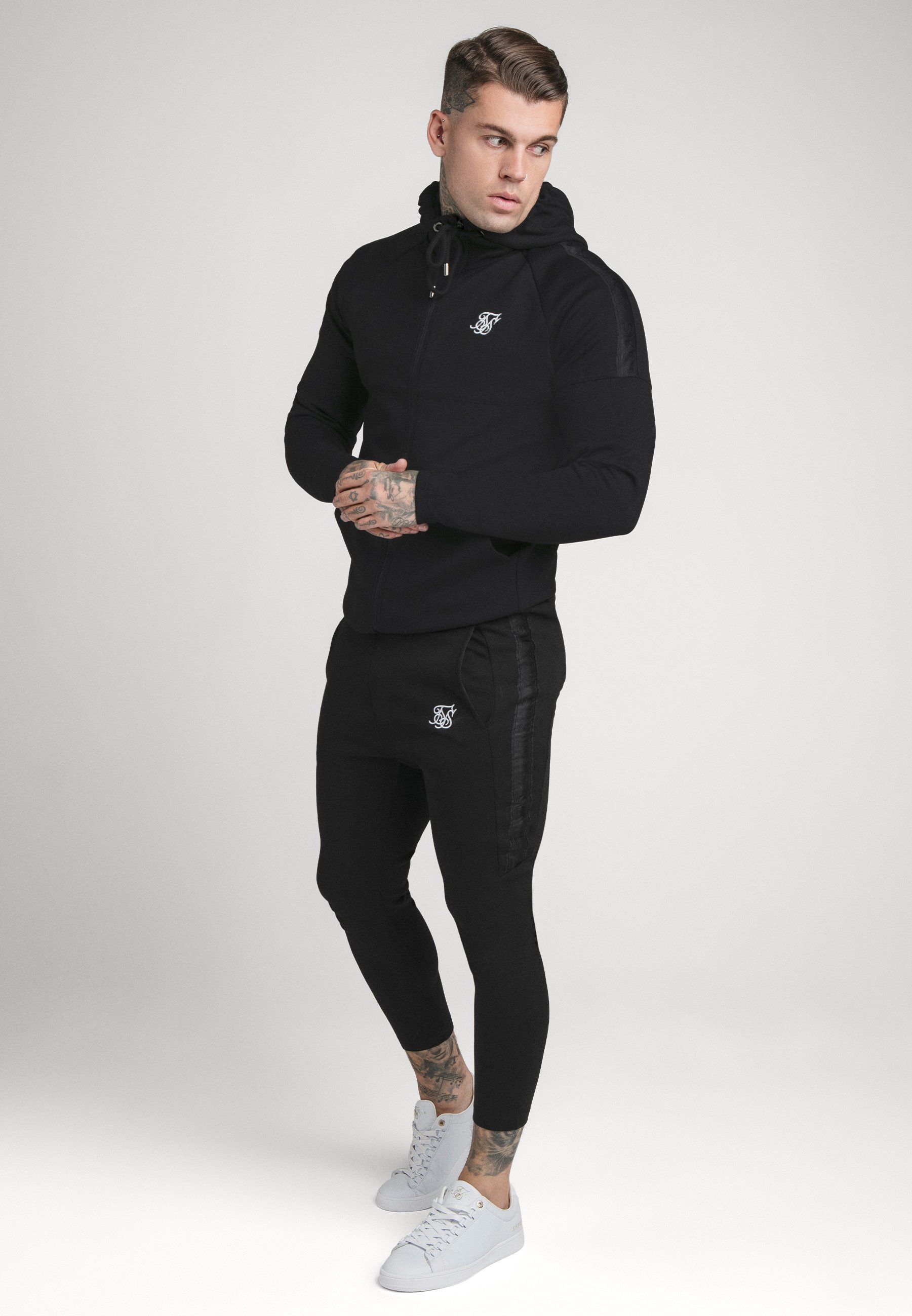 Pantalones Mujer | Pantalón de chándal SikSilk Diverse - Negro | Sik Silk |  Noonmeasurey