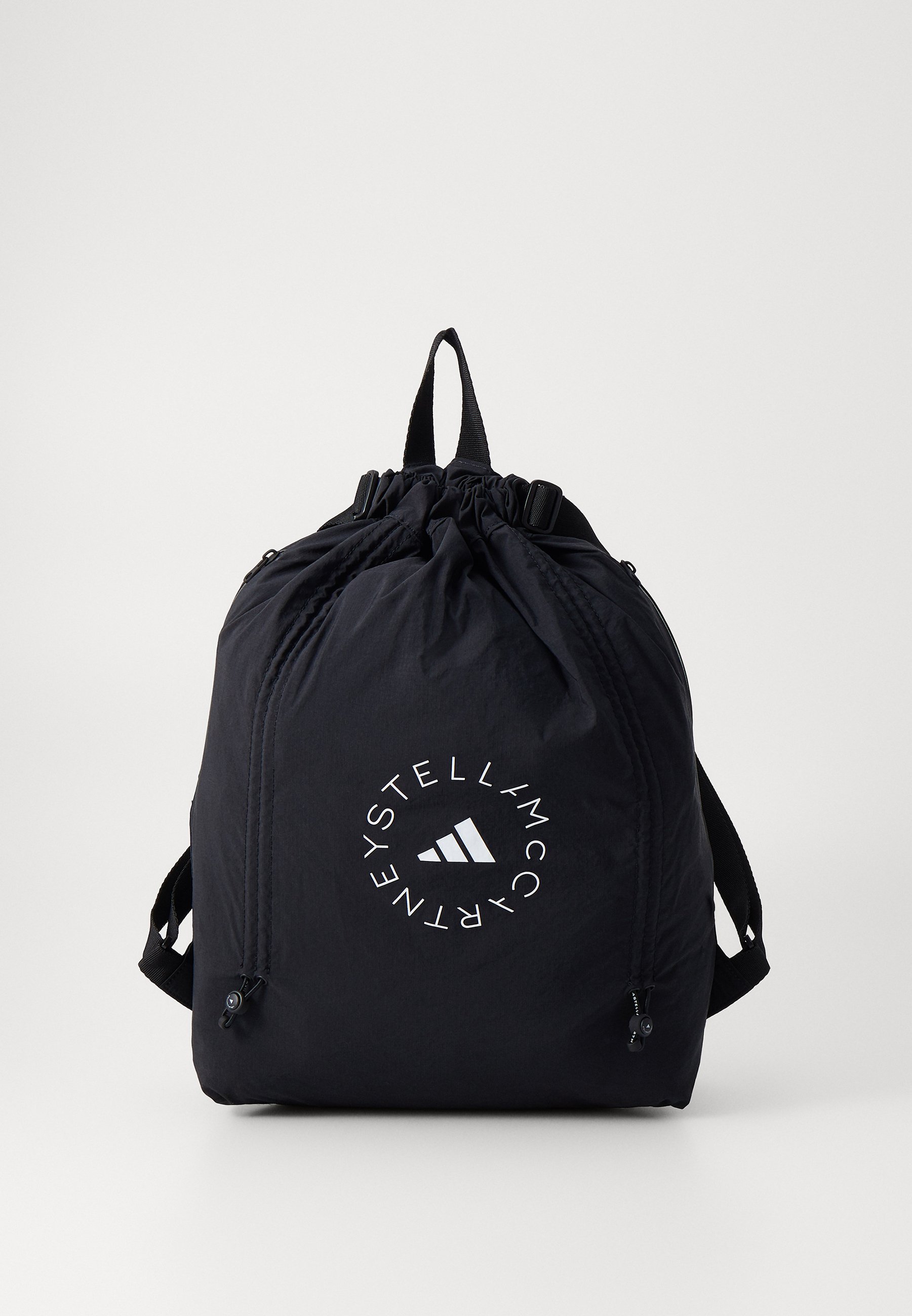 【送料&関税込】Adidas by Stella McCartney Gymsack Women Black Logo Drawstring Gymsack | Stella McCartney US