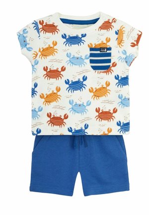 JoJo Maman Bébé 2-PIECE DINO SET - REGULAR FIT - Šortky - natural crab
