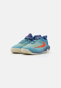 Nike Performance GIANNIS IMMORTALITY 4 - Basketballsko - denim turquoise/cosmic clay/mystic navy