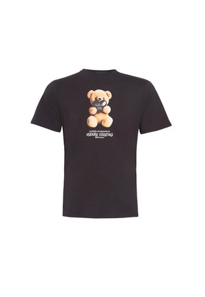 CLOSURE London BLACK HEART TEDDY TEE - T-shirt imprimé - black