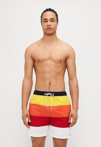 Tommy Hilfiger - SAILING LONG DRAWSTRING - Swimming shorts - medium red Thumbnail Image 1