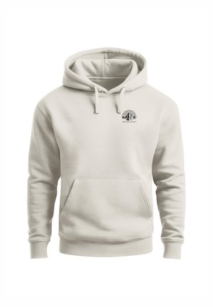 Neverless, HERREN HOODIE MIT INTO THE UNKNOWN-RÜCKENPRINT – REGULAR FIT - Hoodie - slim-fit urban grey