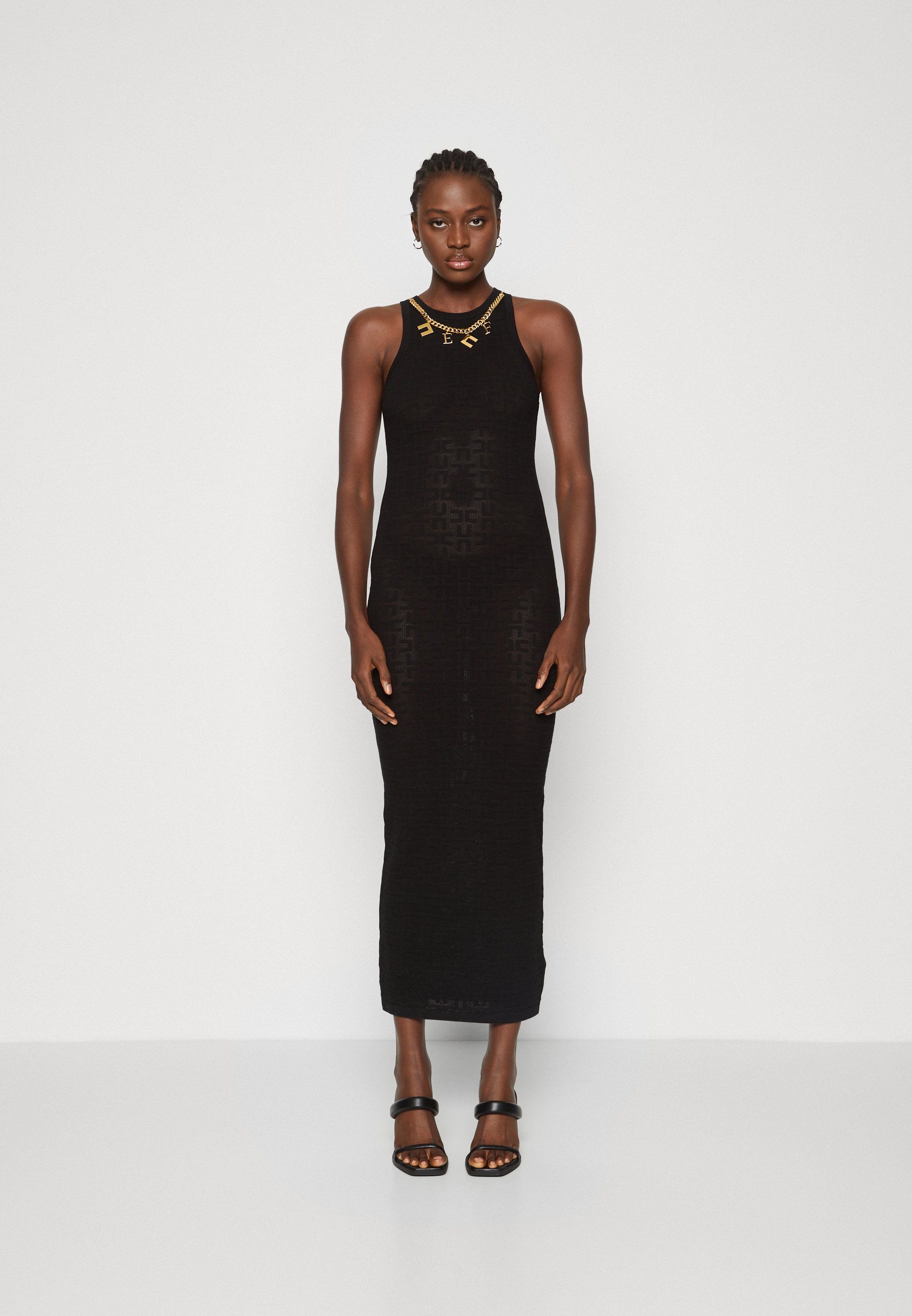 Abito Monospalla Franchi Saldi Elisabetta Franchi Vestito Verde