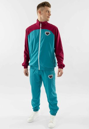 MIT REISSVERSCHLUSS - Training jacket - petrol