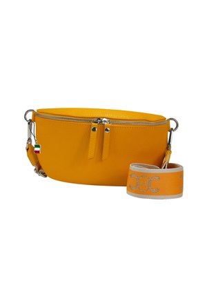 DrachenLeder, Gürteltasche - gelb