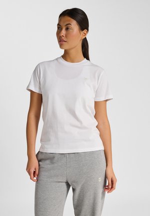Hummel, HUMMEL HMLPULSE W T-SHIRT - Обикновена тениска - white