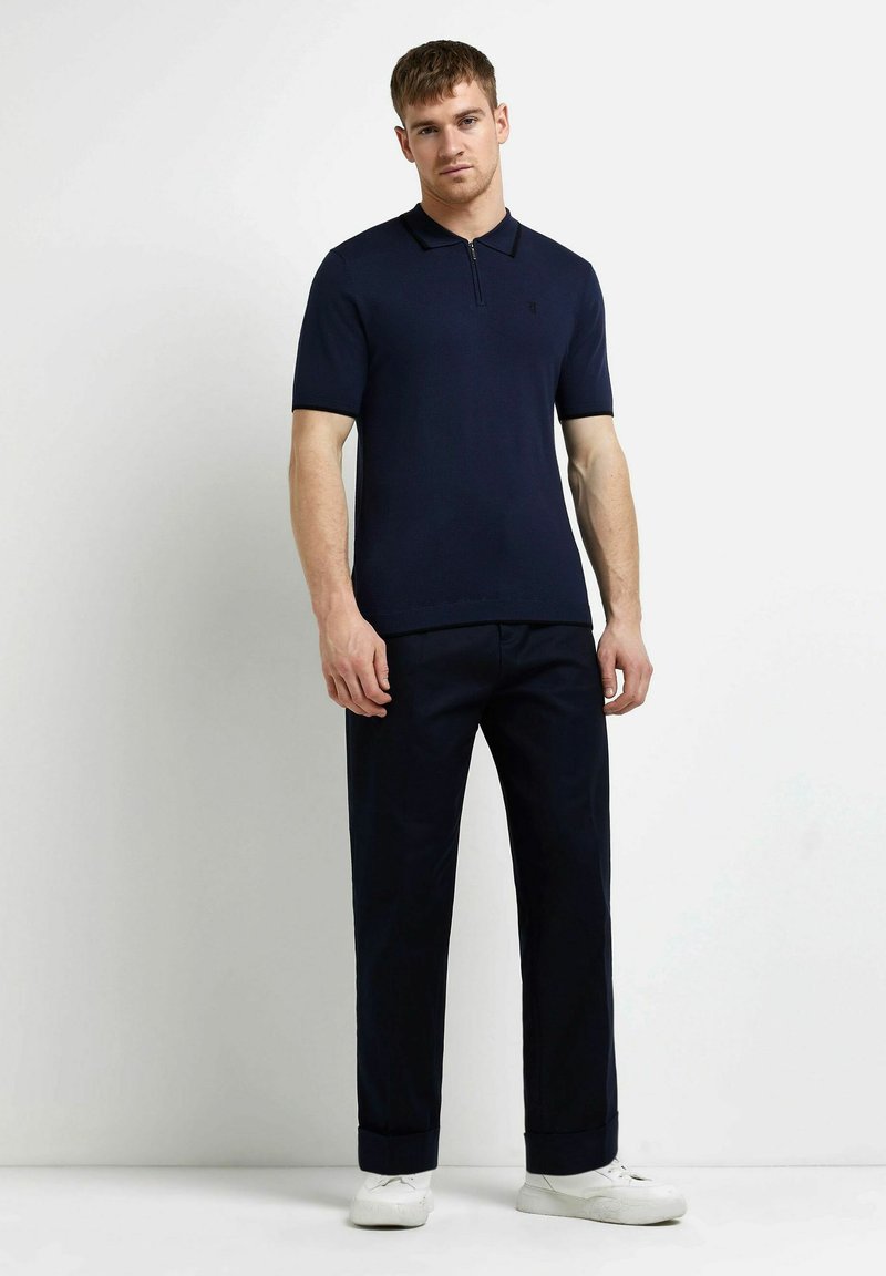 Herren T-Shirts & Polos | River Island Poloshirt navy/dunkelblau - XJ51661 Herren T-Shirts & Polos | River Island Poloshirt navy/dunkelblau - XJ51661