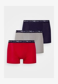 Não selecionado, bleu denim/rouge topaze/acier