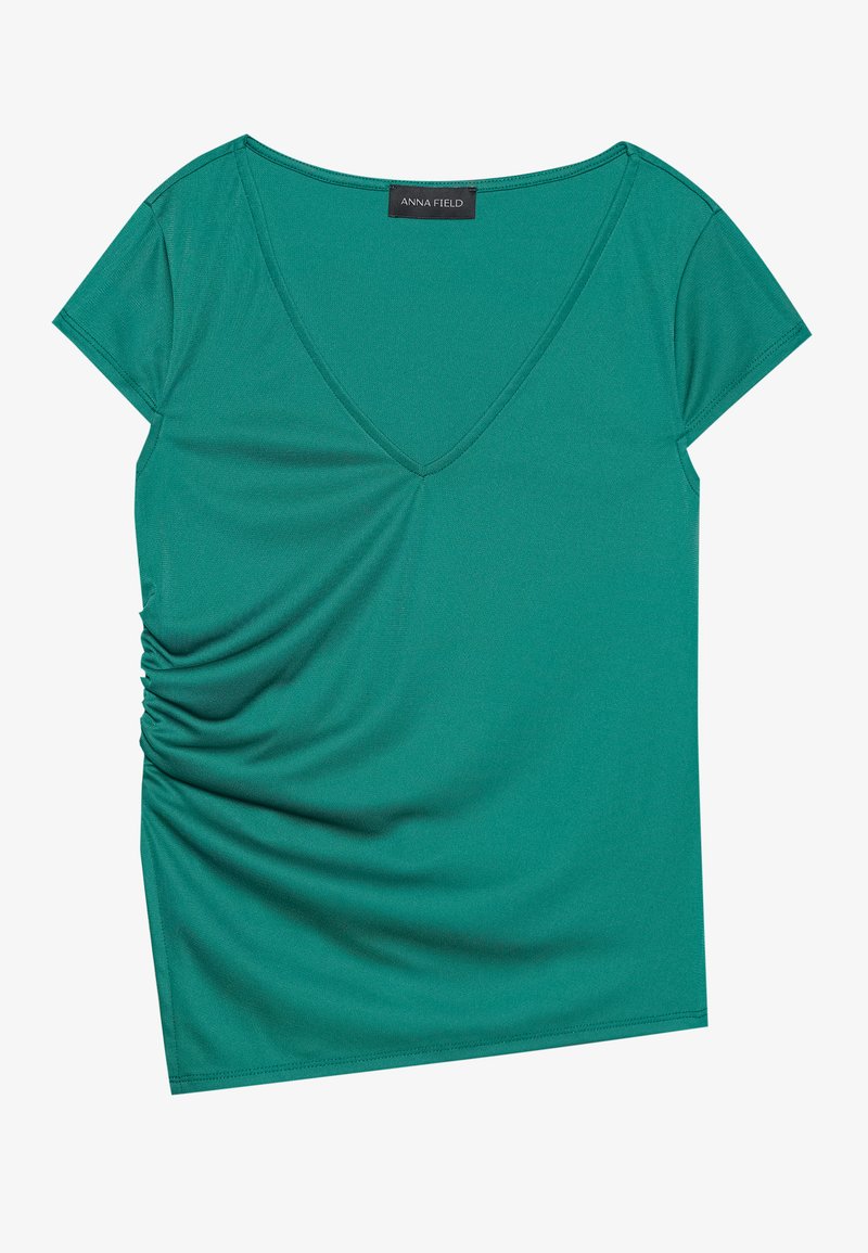 Anna Field Top donkergroen