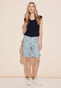 Street One BERMUDA - Shorts - blau
