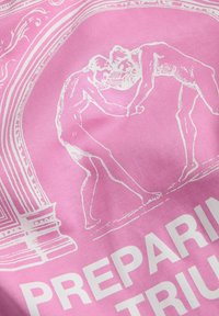 Jack & Jones Potiskana majica - fuchsia pink