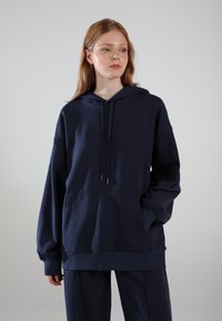 EOSELIO OVERSIZED UNISEX LOOSE FIT ELEVATE - Hoodie - midnight navy