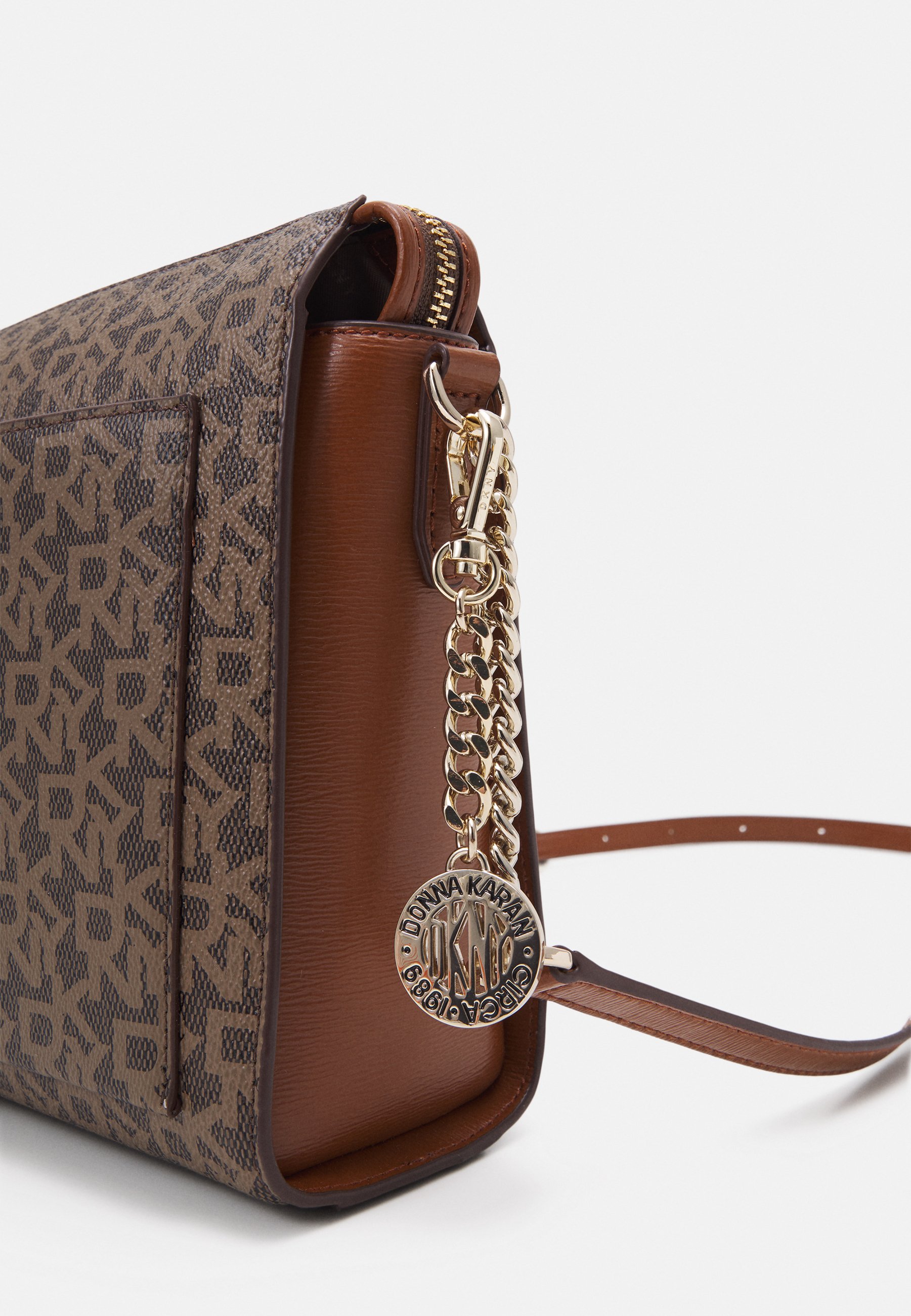 dkny mocha cross body bag