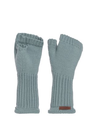 CLEO - Fingerless gloves - stone green