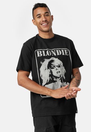 Re:Covered BLONDIE HEART OF GLASS FACE  - T-Shirt print - black