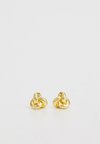 DOUBLE KNOT STUDS - Auskarai - gold-coloured