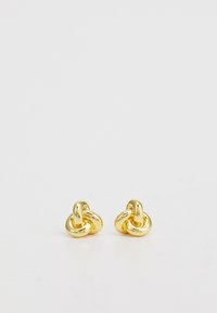DOUBLE KNOT STUDS - Oorbellen - gold-coloured