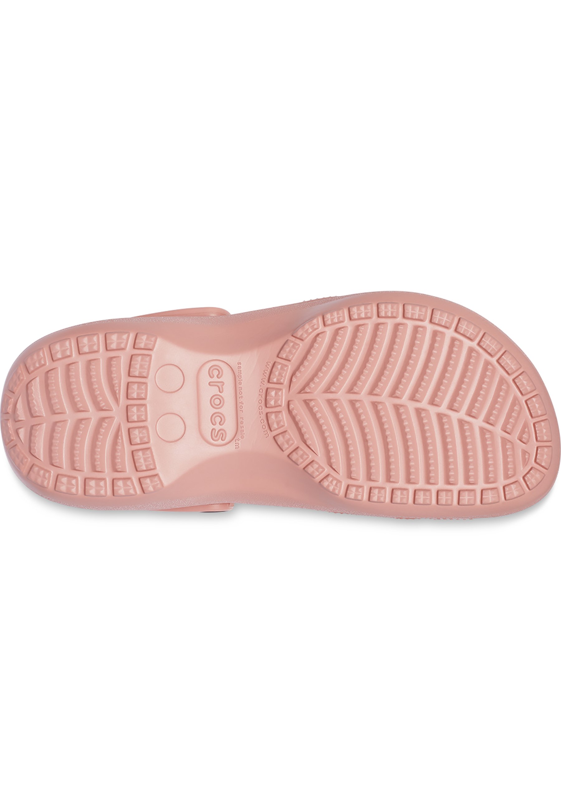pale blush platform crocs