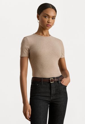 STRETCH COTTON CREWNECK TEE - Pamata T-krekls - adirondack heather