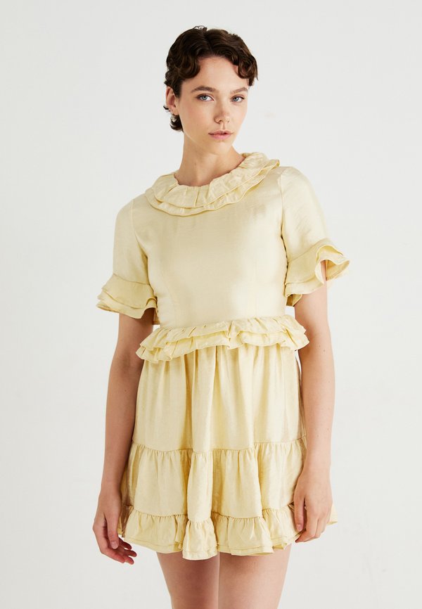 BUTTERCUP RUFFLE MINI DRESS - Freizeitkleid