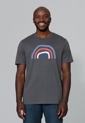 watapparel REGENBOGEN - T-shirt print - anthracite