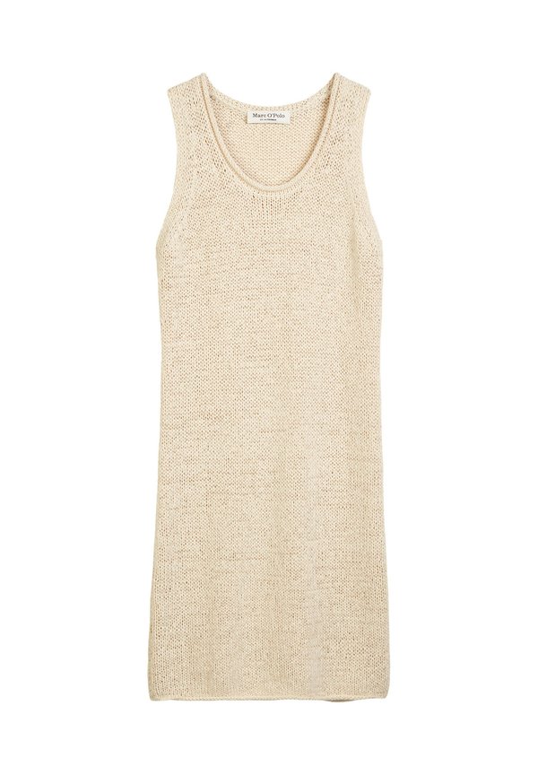 DRESS SLEEVELESS ROUND NECK - Jumper dress - natural cotton3