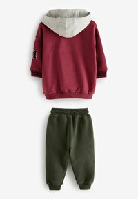 Next VARSITY  SET  - Tepláková souprava - berry red