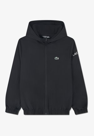 Lacoste DIAMOND TAFFETA WIND JACKE - Veste légère - noir