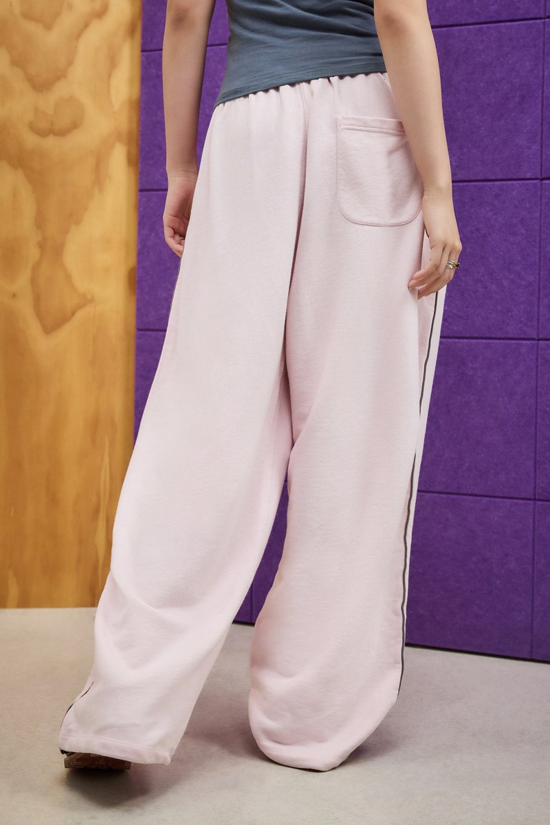 Jogging Skinny PINK à Rayures Latérales Rose Et Noir - Taille S, Neuf Avec étiquettes