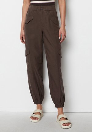 Cargo trousers - camel