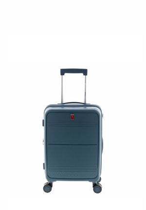 4 ROLLEN KABINENTROLLEY MIT DEHNFALTE - Valise à roulettes - ocean blue