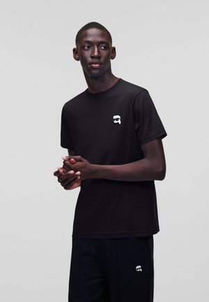 IKON PATCH - Lihtne T-särk - black