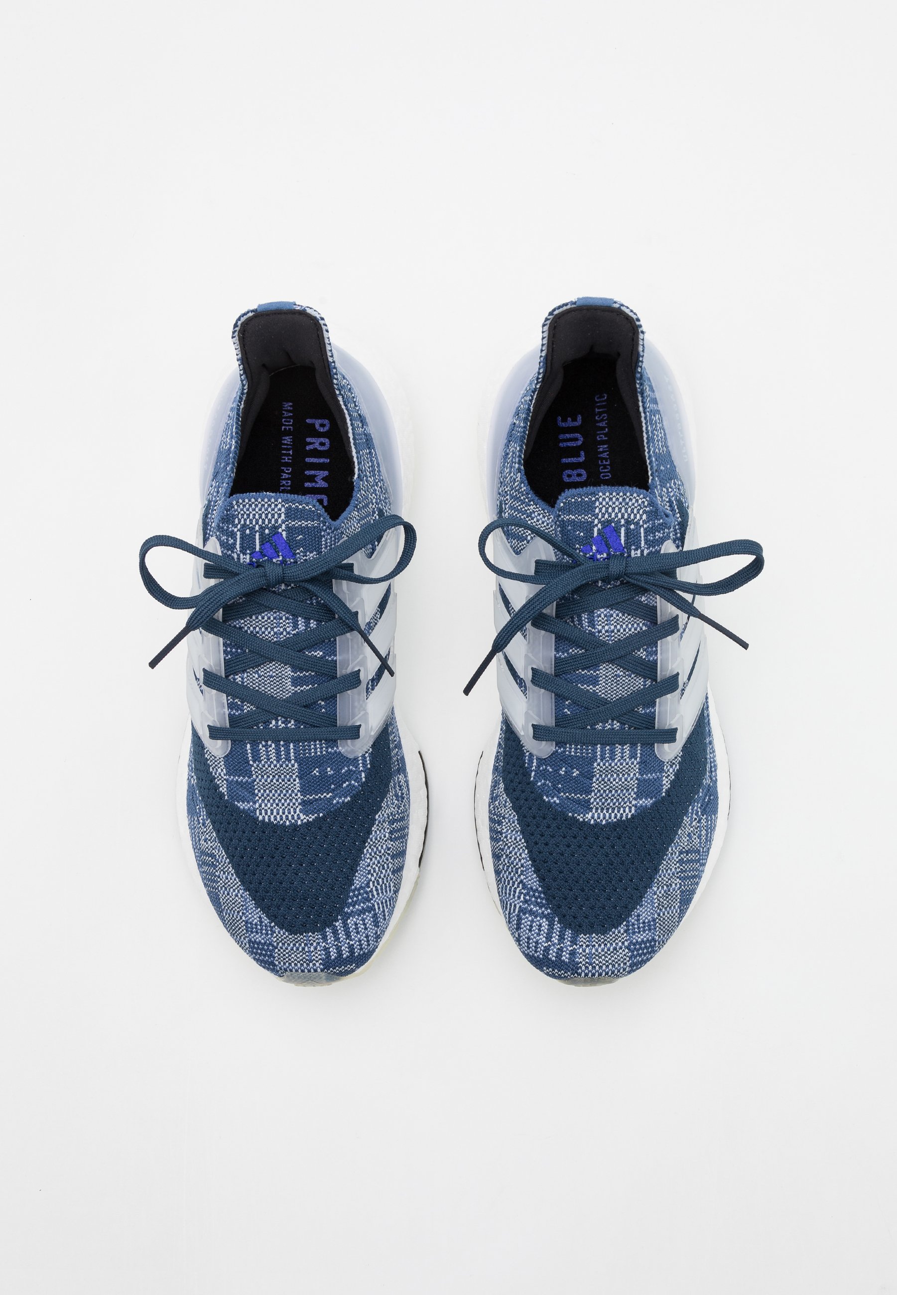 adidas Performance ULTRABOOST 21 PRIMEBLUE - Hardloopschoenen neutraal -  crew blue/footwear white/crew navy/Blauw - Zalando.nl
