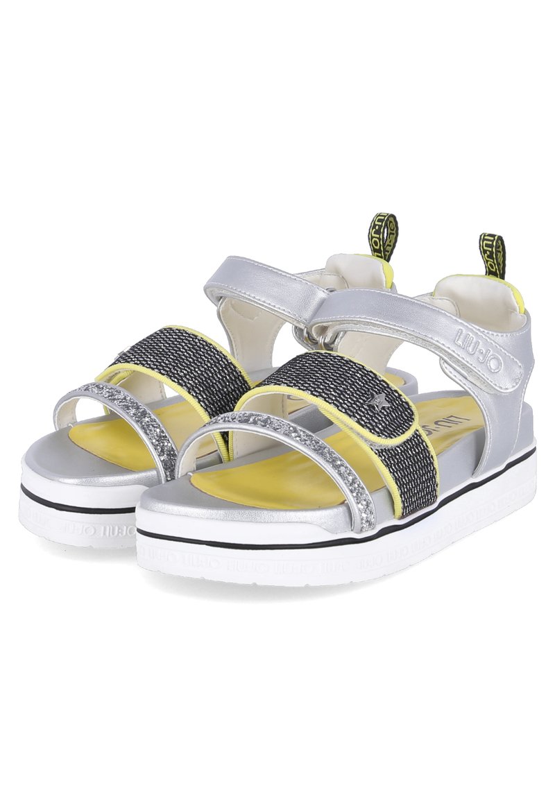 Kinder Riemchensandalen | LIU JO Riemensandalette silber/silberfarben - TQ36275 Kinder Riemchensandalen | LIU JO Riemensandalette silber/silberfarben - TQ36275