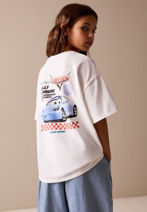 Next, REGULAR FIT - CARS GRAPHIC  - Print T-shirt - white