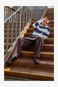 Não selecionado, ecru/blue