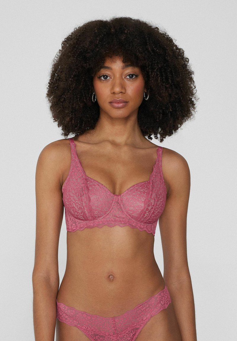 Tezenis PARIS - Balkonová podprsenka - rosa purple orchid