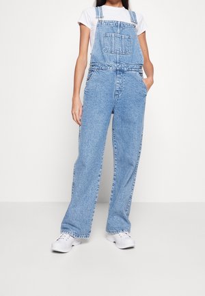 Latzhose - blue denim